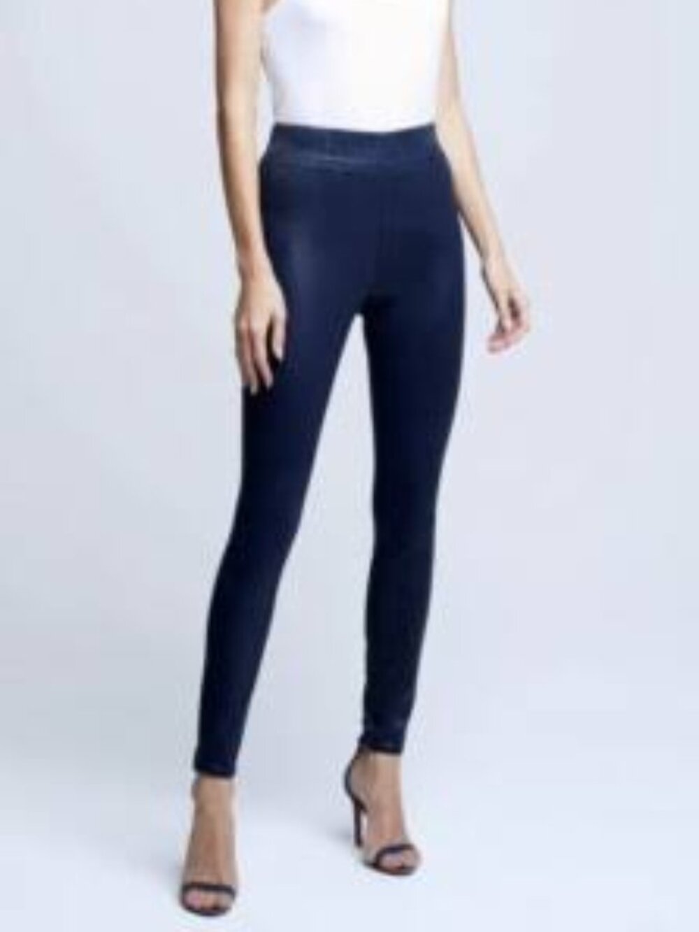 L’Agence Rochelle Coated HighWaist PullOn Jean size small